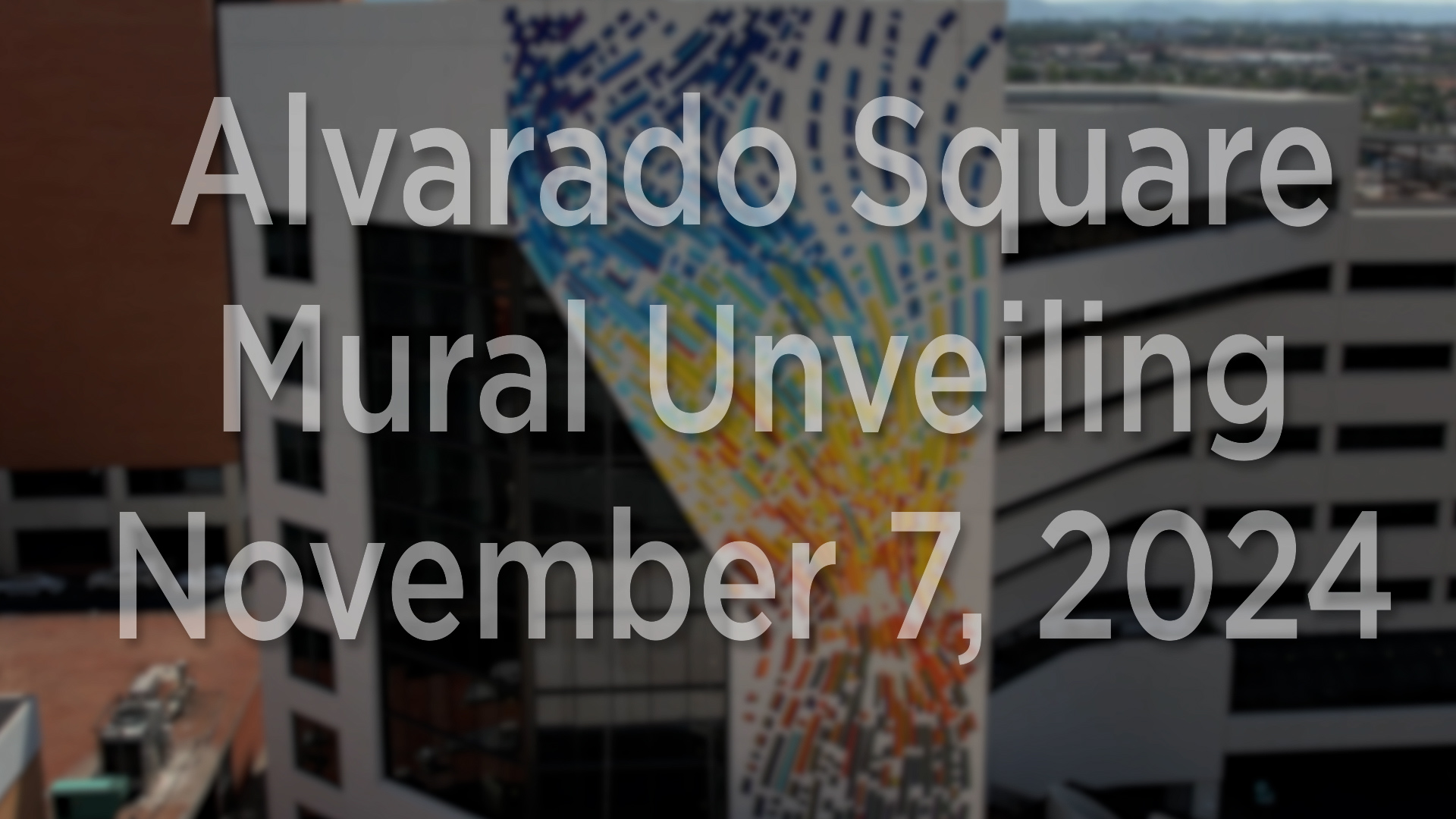 “Windforms” Public Art Mural at Bernalillo County @ Alvarado Square